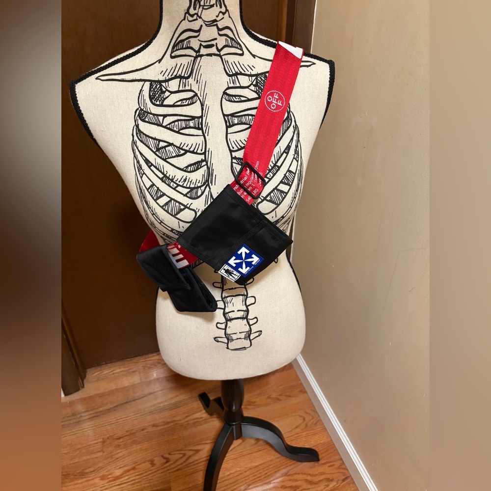 Off-White Industrial Belt and Water Bottle Bag, 100% Authentic, Brand New